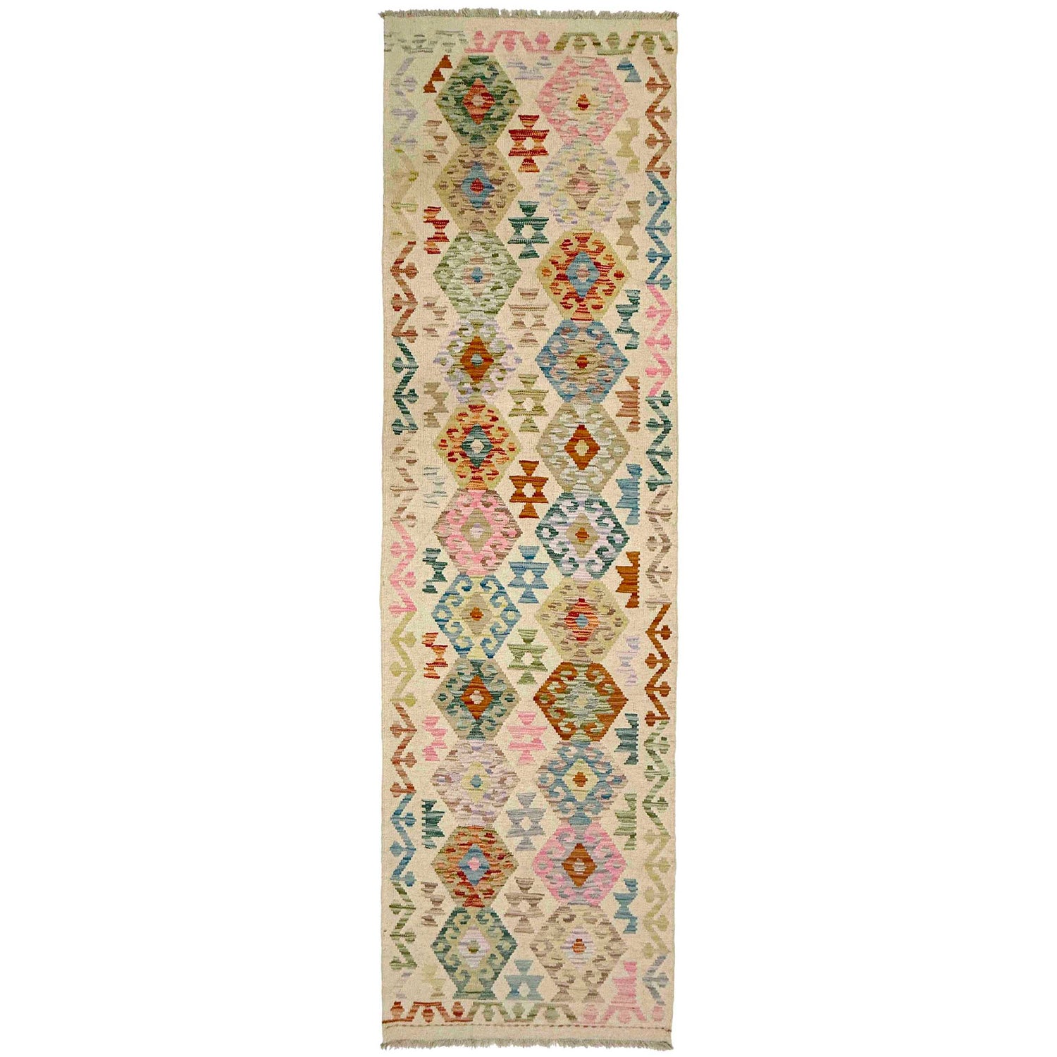 Vegetable Kilim Runner 2' 7" x 9' 4" (ft) - No. R38735