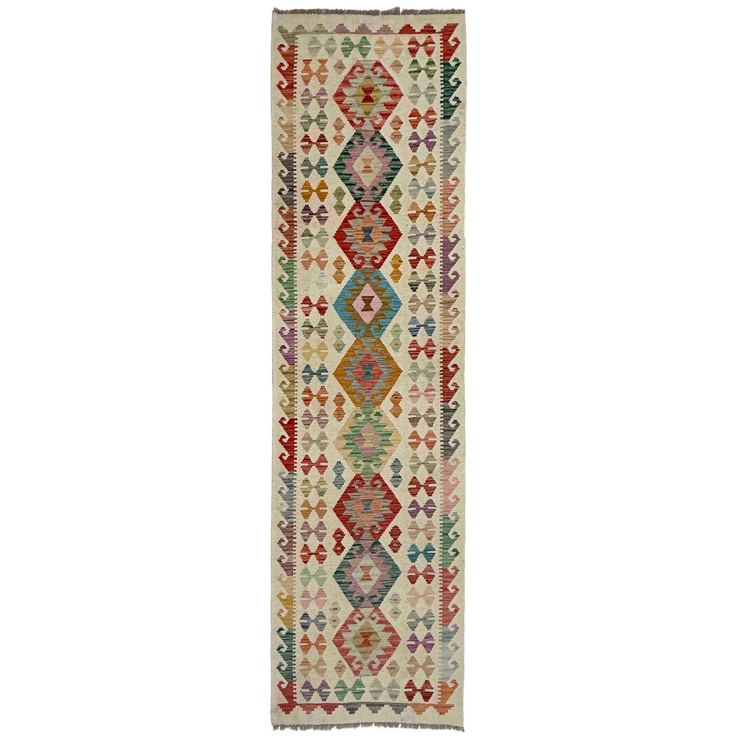 Vegetable Kelim Runner 2' 7" x 9' 8" (ft) - No. R38738