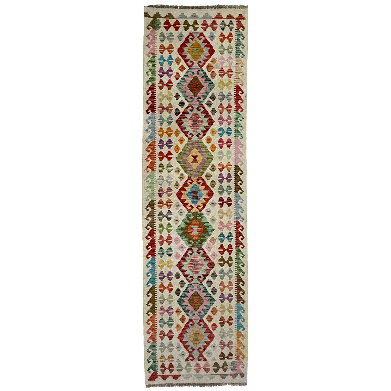 Vegetable Kilim Runner 2' 8" x 9' 8" (ft) - No. R38739