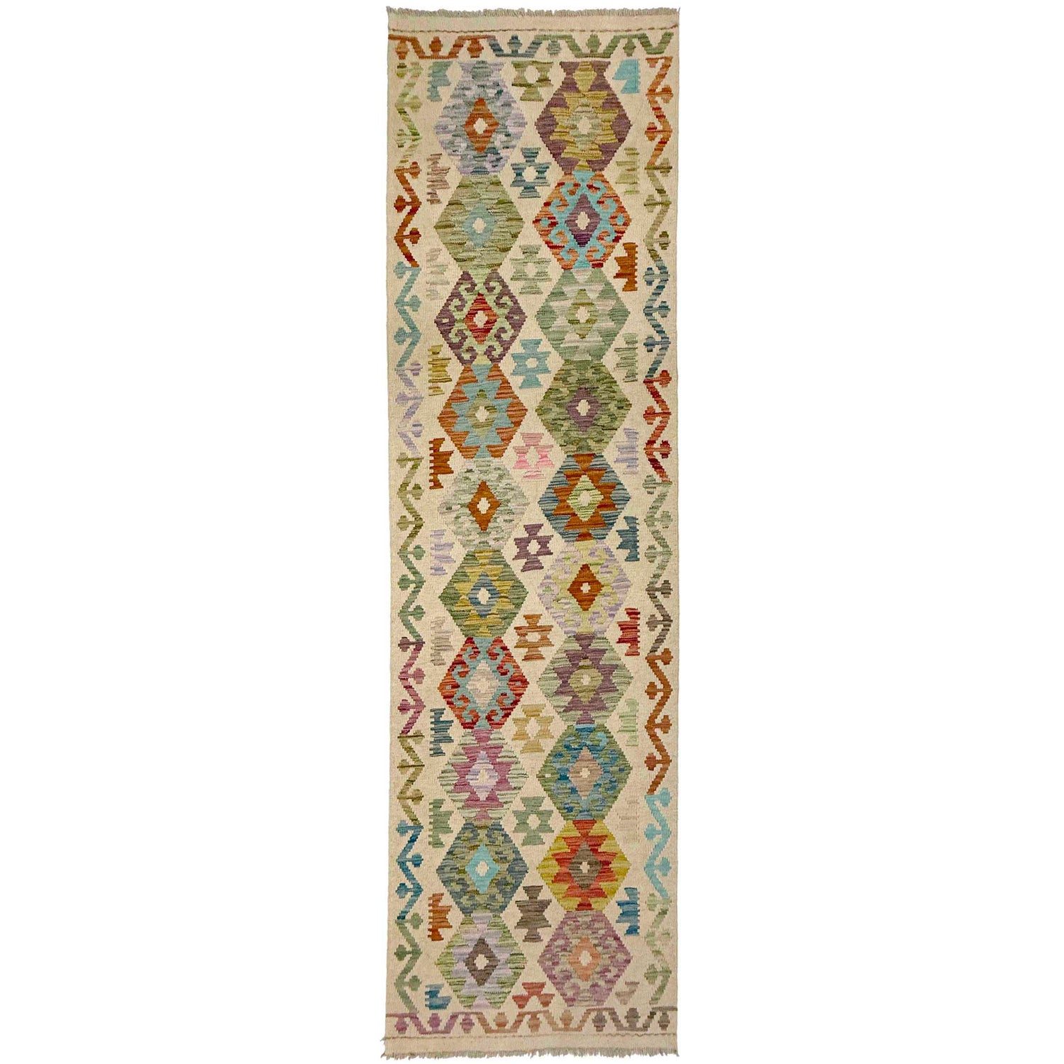 Vegetable Kelim Runner 2' 7" x 9' 5" (ft) - No. R38740