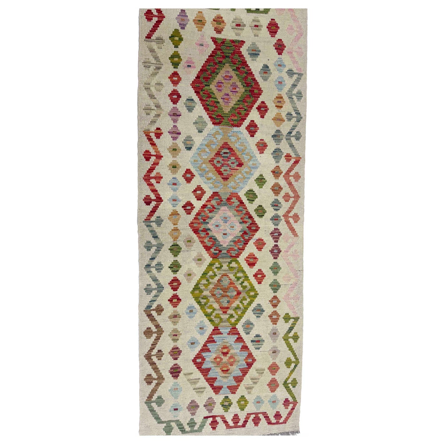 Vegetable Kelim Runner 2' 3" x 6' 3" (ft)- No. R38742