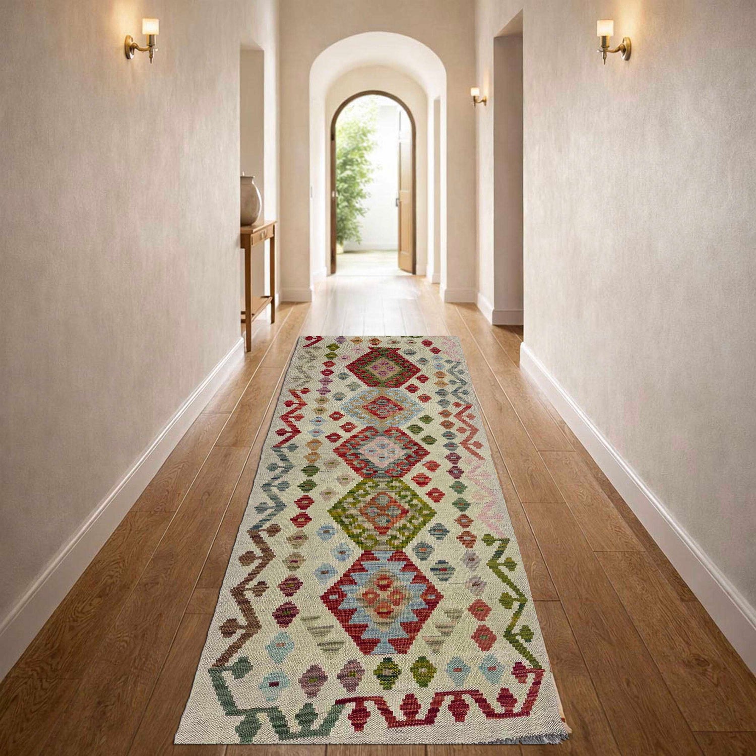 Vegetable Kelim Runner 2' 3" x 6' 3" (ft)- No. R38742