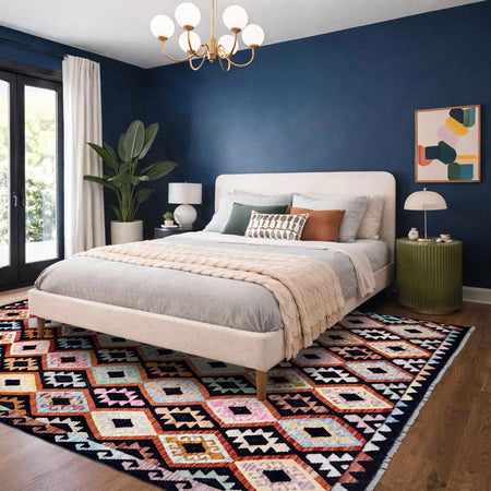 Handmade Vegetable Kilim 6' 7" x 9' 8" (ft) - No. R38751
