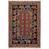 Persian Style Shikargah Carpet 3' 3" x 4' 10" (ft) - No. R38792