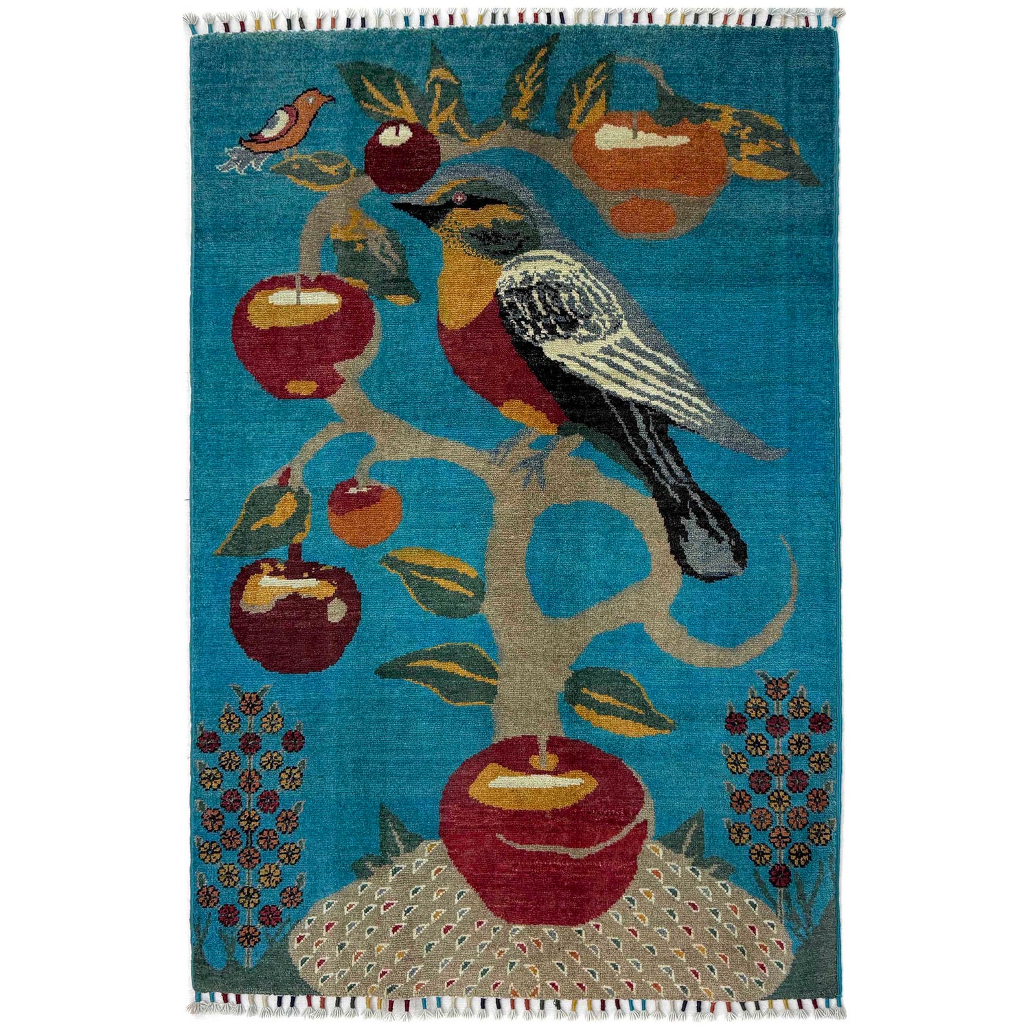 Hand Made Animal Picture Rug 3' 3" x 4' 9" (ft)- No. R38793
