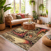 Hand-Knotted Gabbeh Rug 4' 9" x 6' 8" (ft) - No. R38795
