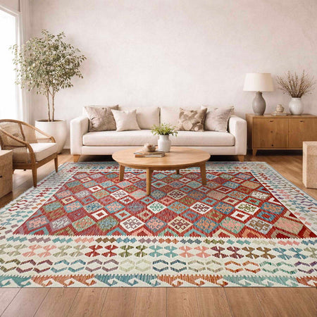 Handmade Vegetable Kelim 8' 2" x 11' 5" (ft) - No. R38798