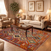 Handmade Vegetable Kelim 5' 3" x 6' 8" (ft) - No. R38814