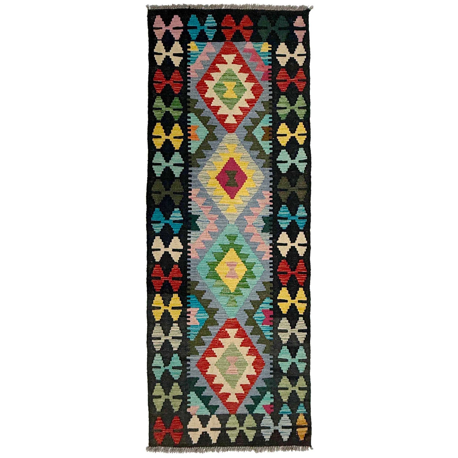 Vegetable Kelim Runner 2' 2" x 6' 6" (ft)- No. R38817