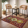 Handmade Vegetable Kilim 2' 5" x 4' 2" (ft) - No. R38820