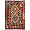 Handmade Vegetable Kilim 2' 9" x 4' 2" (ft) - No. R38821