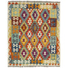 Handmade Vegetable Kilim 5' 0" x 6' 4" (ft) - No. R38941