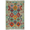 Handmade Vegetable Kelim 2' 6" x 4' 1" (ft) - No. R38948