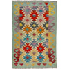 Handmade Vegetable Kilim 2' 7" x 4' 0" (ft) - No. R38950