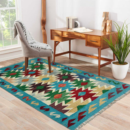 Handmade Vegetable Kelim 2' 7" x 4' 1" (ft) - No. R38951
