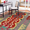 Handmade Vegetable Kilim 2' 8" x 4' 2" (ft) - No. R38952
