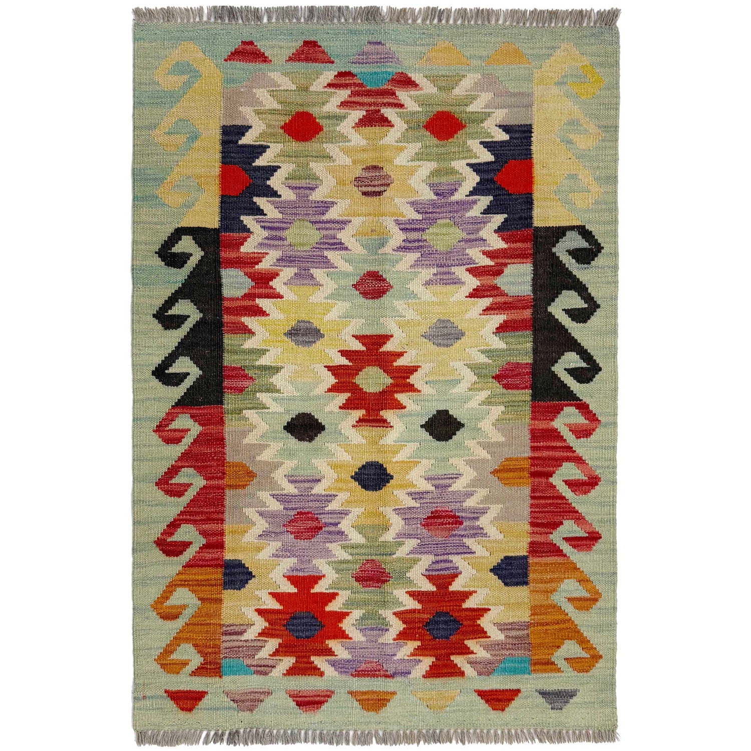 Handmade Vegetable Kelim 2' 6" x 4' 0" (ft) - No. R38953