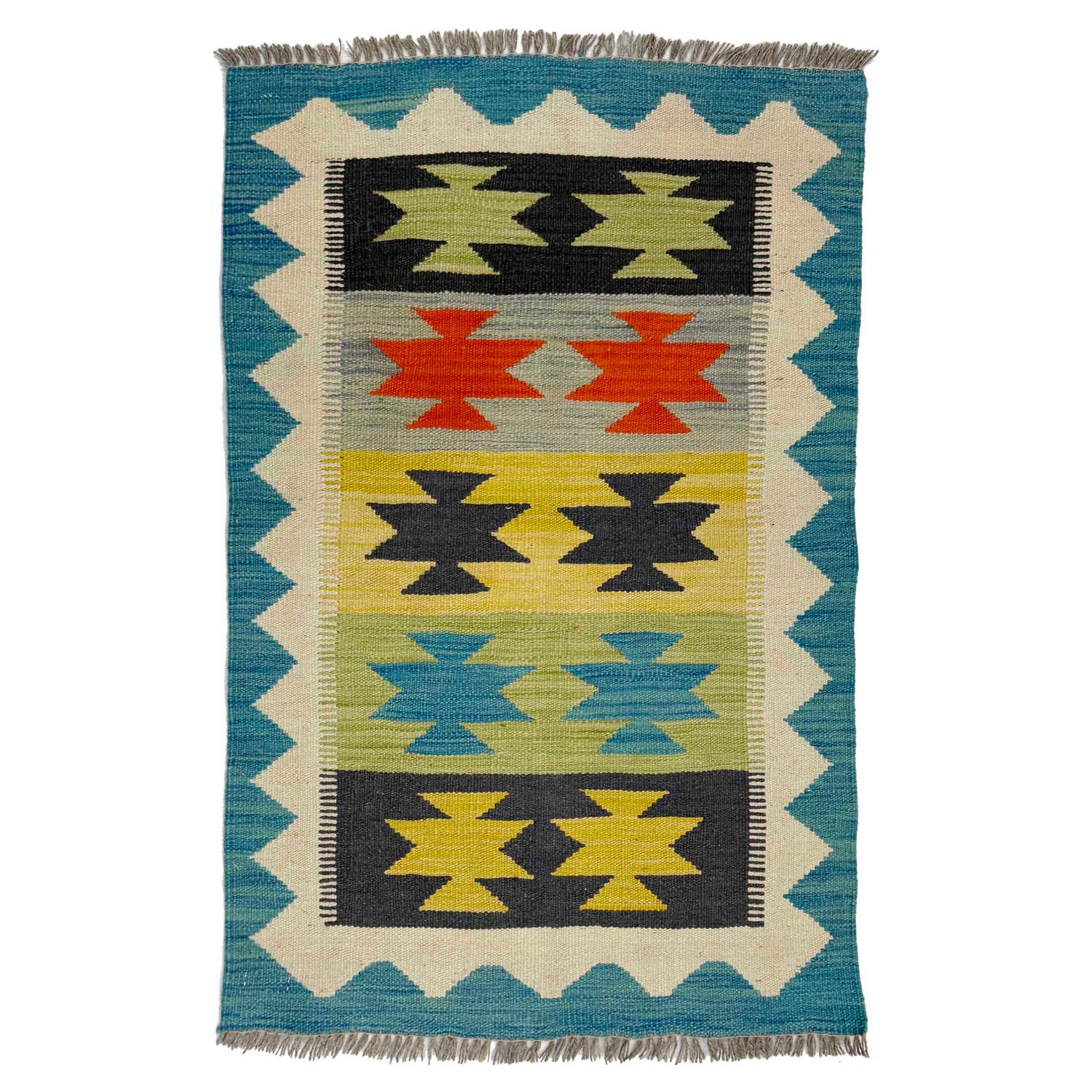 Handmade Vegetable Kelim 2' 0" x 3' 0" (ft) - No. R38959