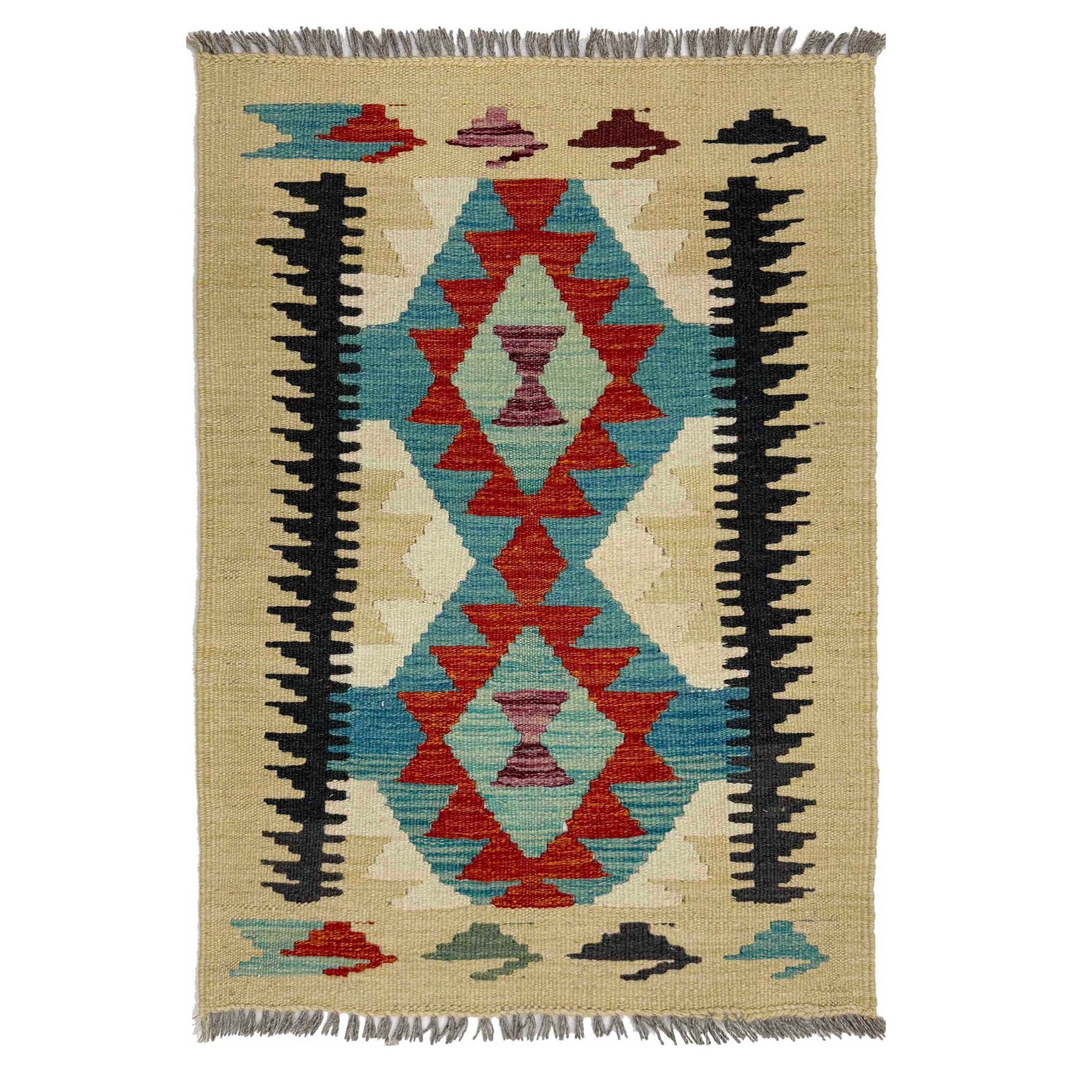 Handmade Vegetable Kelim 2' 0" x 3' 0" (ft) - No. R38963