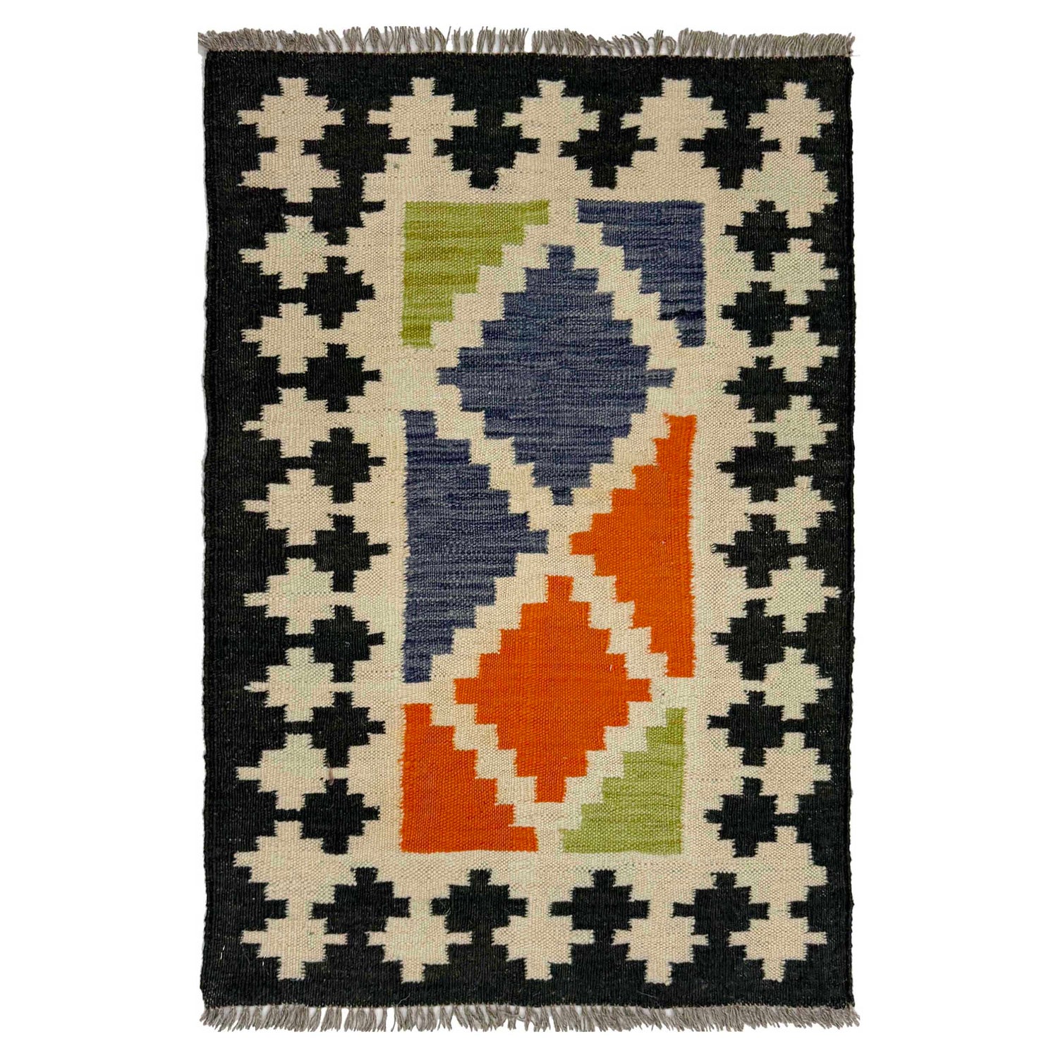 Handmade Vegetable Kilim 2' 0" x 2' 11" (ft) - No. R38964