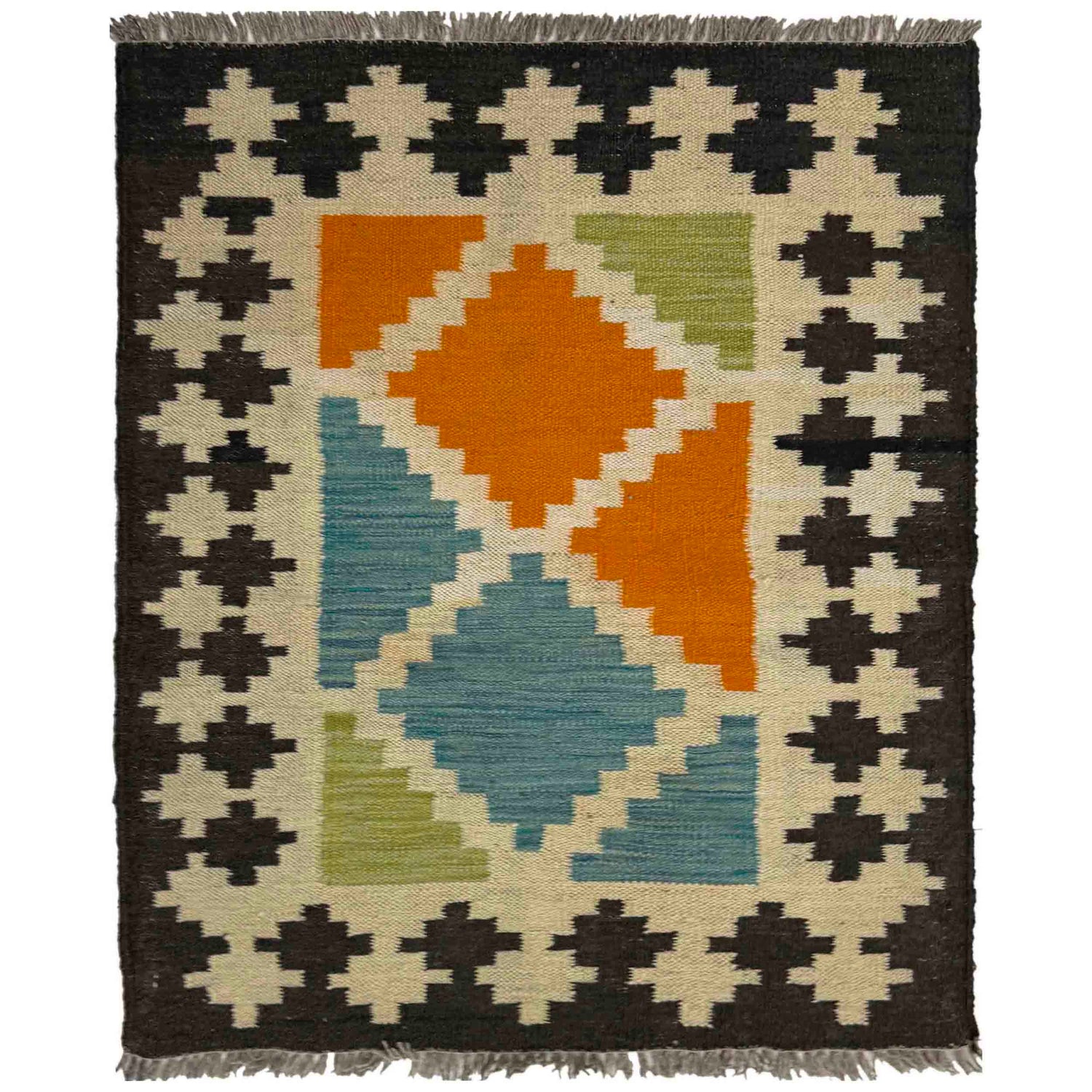 Handmade Vegetable Kelim 2' 2" x 2' 9" (ft) - No. R38965