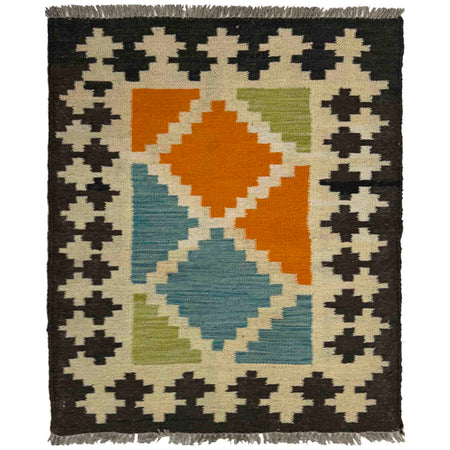 Handmade Vegetable Kelim 2' 2" x 2' 9" (ft) - No. R38965