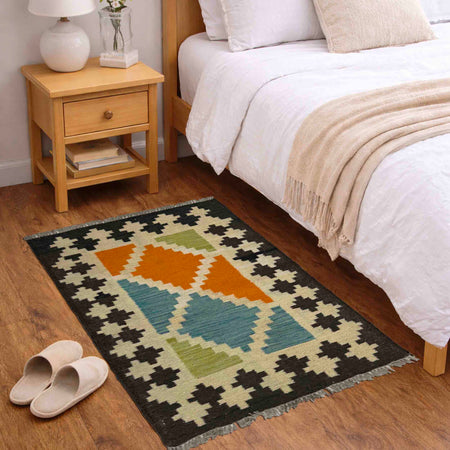 Handmade Vegetable Kelim 2' 2" x 2' 9" (ft) - No. R38965