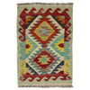 Handmade Vegetable Kilim 1' 11" x 2' 10" (ft) - No. R38971