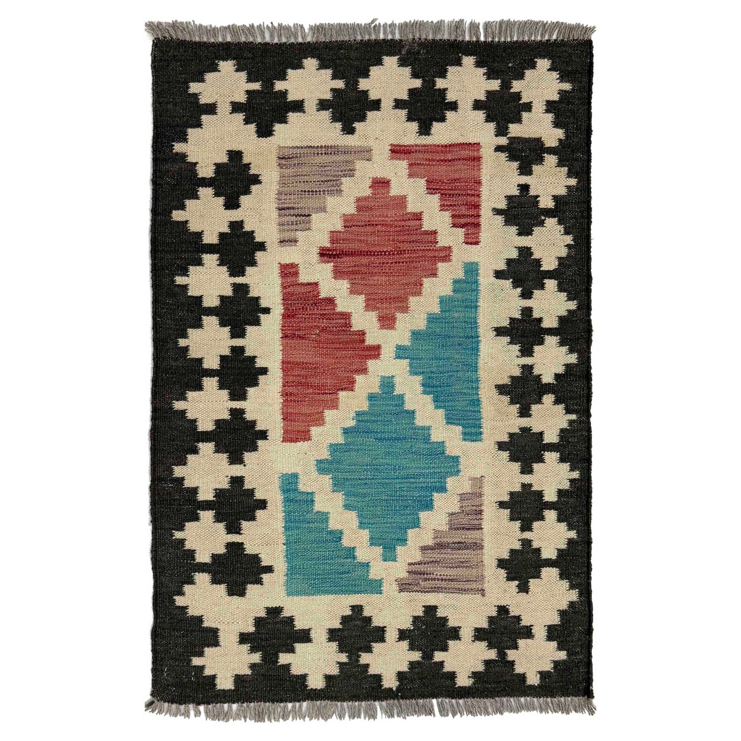 Handmade Vegetable Kelim 2' 0" x 3' 0" (ft) - No. R38972