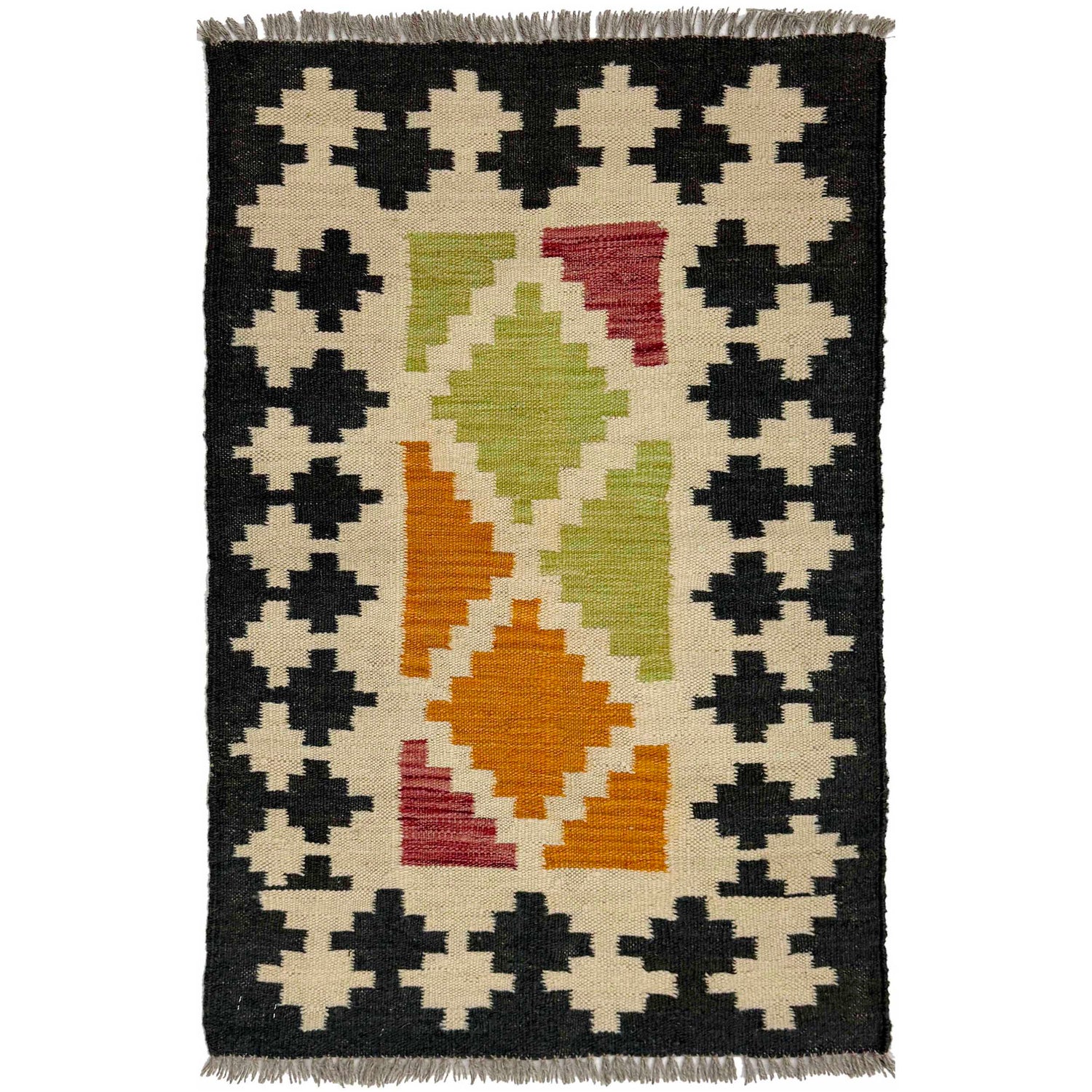 Handmade Vegetable Kelim 2' 0" x 3' 1" (ft) - No. R38974