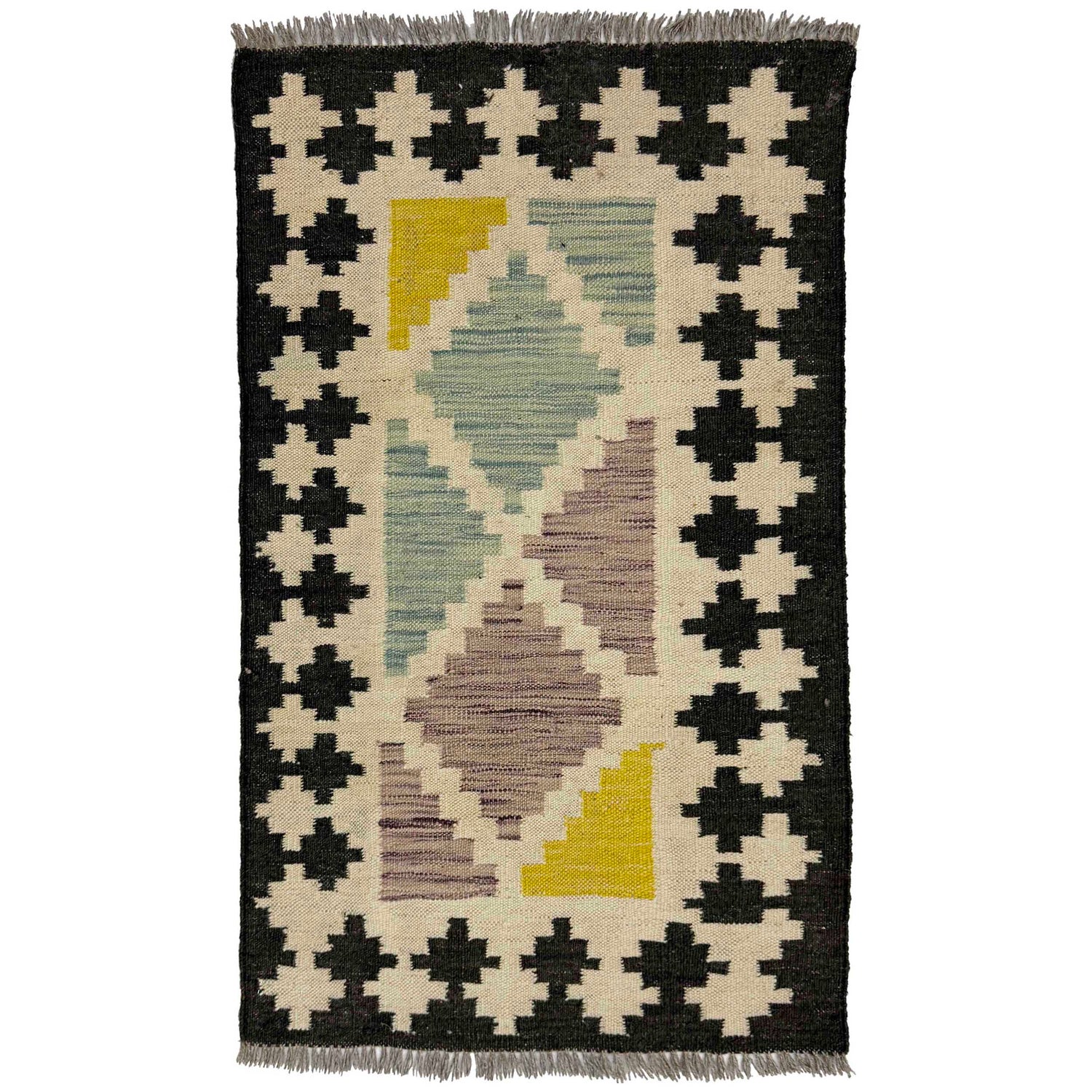 Handmade Vegetable Kilim 2' 0" x 3' 2" (ft) - No. R38975