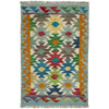Handmade Vegetable Kilim 2' 7" x 4' 1" (ft) - No. R38977