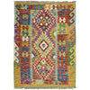 Handmade Vegetable Kelim 3' 5" x 4' 11" (ft) - No. R38979