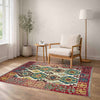 Handmade Vegetable Kilim 3' 5" x 4' 8" (ft) - No. R38981