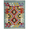 Handmade Vegetable Kelim 3' 6" x 4' 9" (ft) - No. R38982