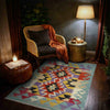 Handmade Vegetable Kelim 3' 6" x 4' 9" (ft) - No. R38982