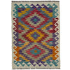Handmade Vegetable Kilim 2' 7" x 3' 10" (ft) - No. R38995