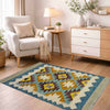 Handmade Vegetable Kilim 2' 10" x 3' 11" (ft) - No. R38997