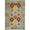 Handmade Vegetable Kelim 2' 7" x 4' 0" (ft) - No. R39001
