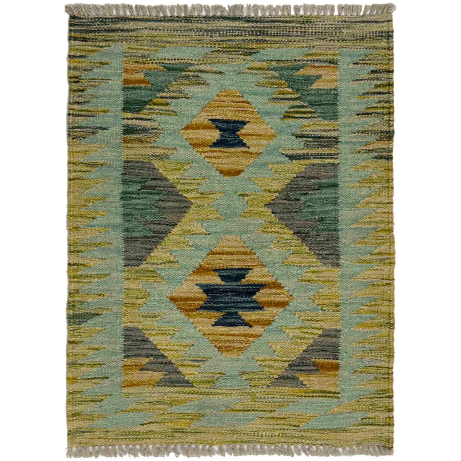 Handmade Vegetable Kilim 2' 0" x 2' 8" (ft) - No. R39020