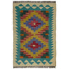 Handmade Vegetable Kelim 1' 11" x 2' 11" (ft) - No. R39022