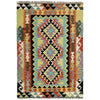 Handmade Vegetable Kelim 3' 4" x 4' 11" (ft) - No. R39026