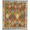 Handmade Vegetable Kilim 5' 1" x 6' 10" (ft) - No. R39030