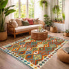 Handmade Vegetable Kilim 5' 1" x 6' 10" (ft) - No. R39030