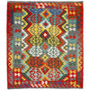 Handmade Vegetable Kelim 5' 1" x 6' 8" (ft) - No. R39035
