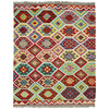 Handmade Vegetable Kilim 5' 2" x 6' 5" (ft) - No. R39080