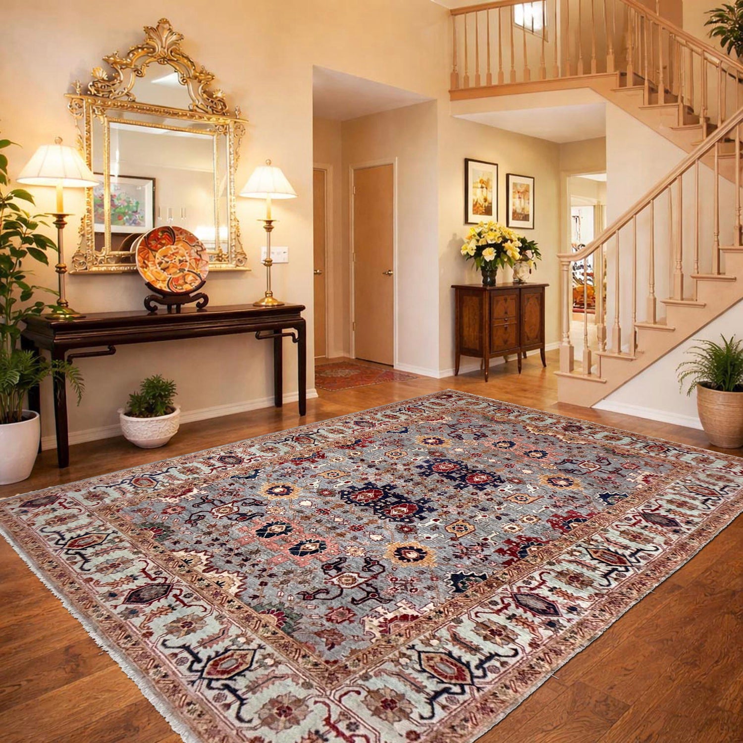 Luxury Sultani Carpet 6' 8" x 9' 9" (ft) - No. R39635