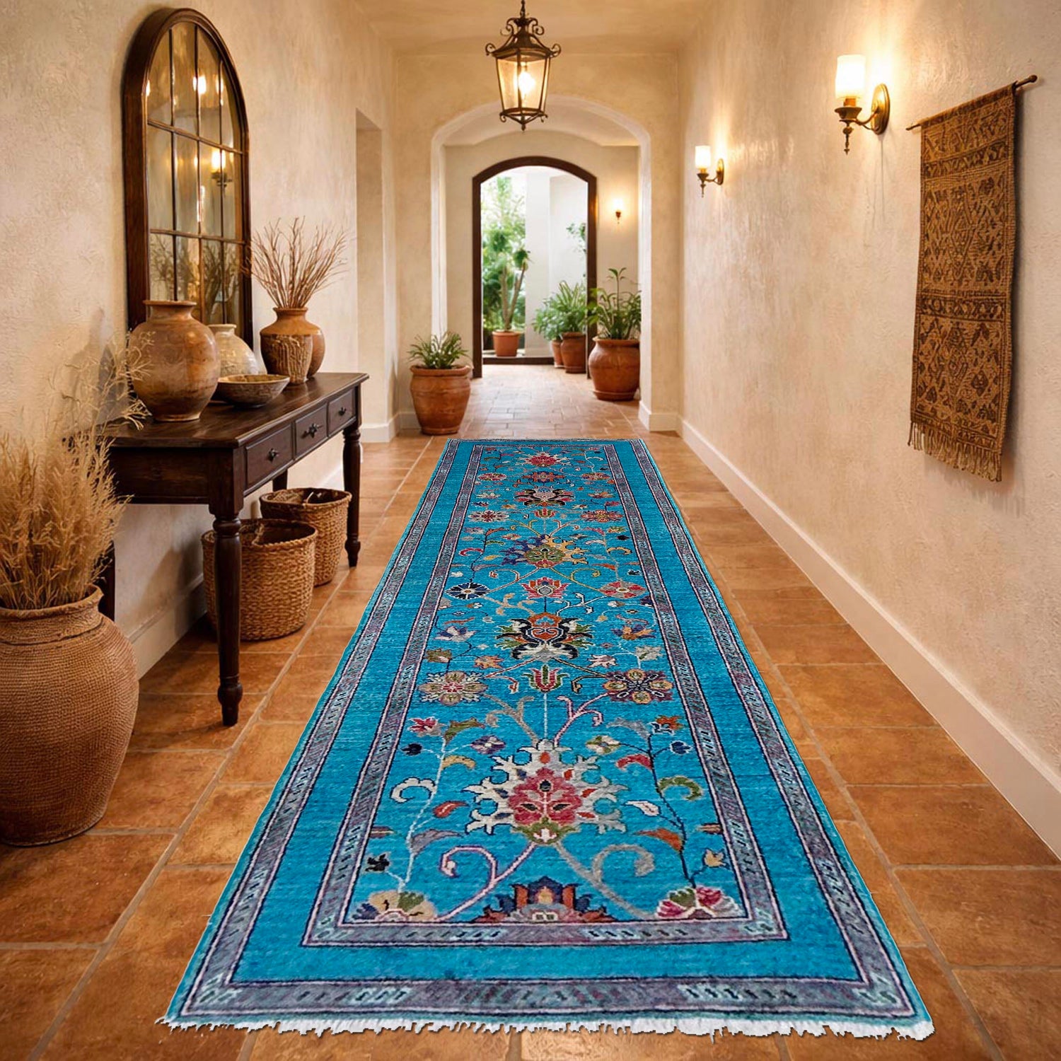 Hand-Knotted Sultani Rug Runner 2' 9" x 9' 4" (ft) - No. R39637