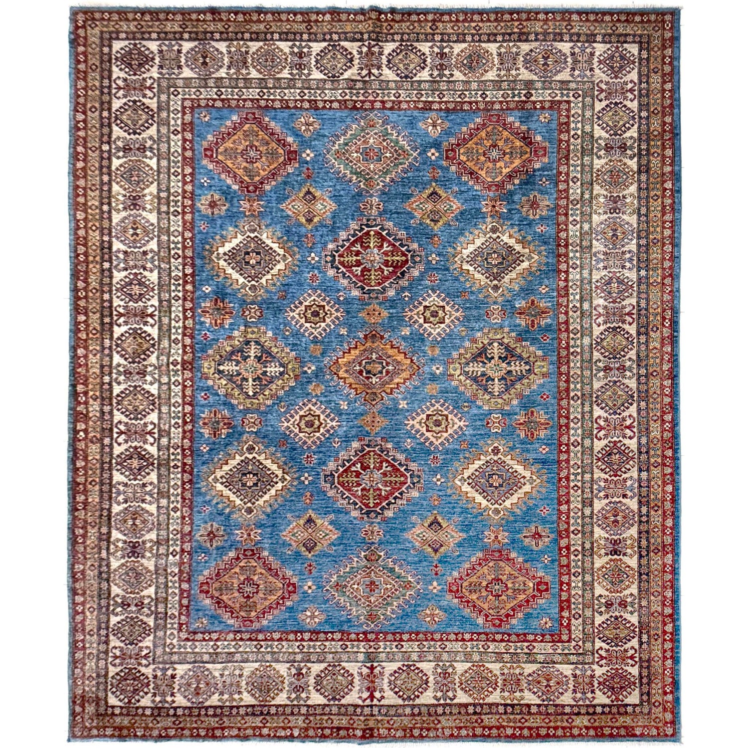 Fine Kazak Carpet 8' 3" x 10' 1" (ft) - No. R39639