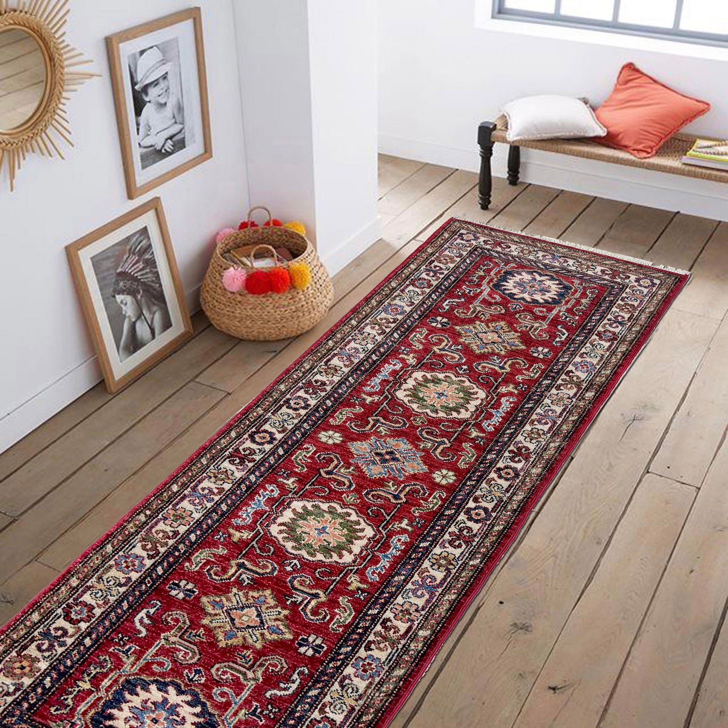 Premium Quality Kazak Runner Rug 2' 0" x 6' 1" (ft) - No. R39644